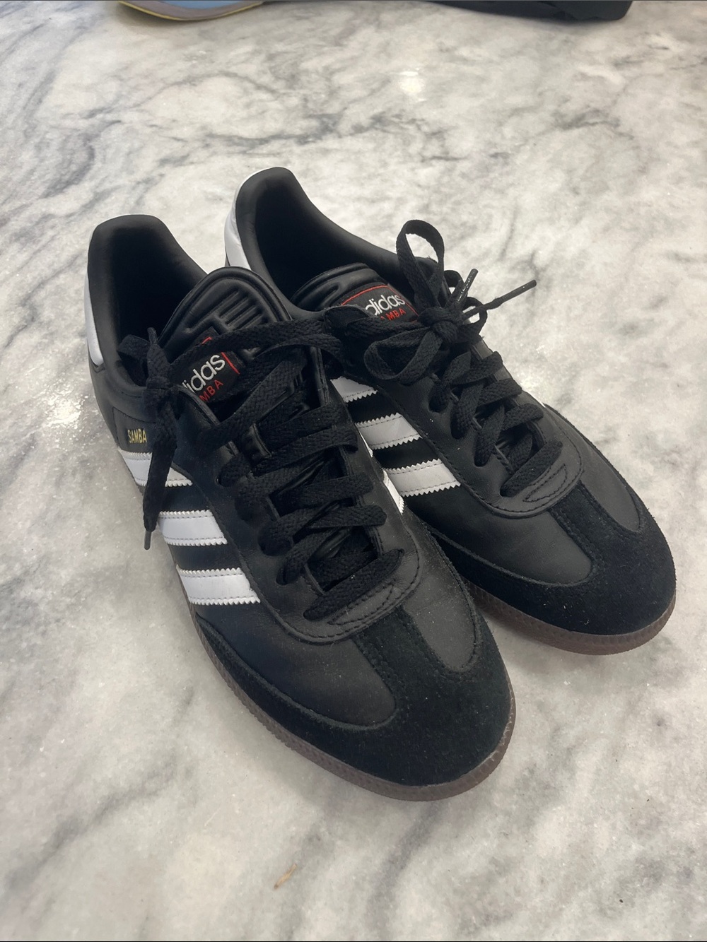 adidas Black & White Classic Samba Sneakers